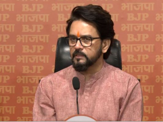 नेशनल हेराल्ड मामला: अनुराग ठाकुर ने कांग्रेस पर लगाए भ्रष्टाचार के गंभीर आरोप 