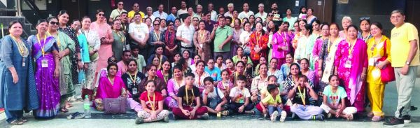 बृजधाम यात्रियों का श्री छत्तीसगढ़ सकल गुजराती समाज ने किया भव्यता से स्वागत