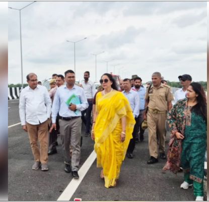 हेमा मालिनी ने निभाया वादा, मथुरा को मिली दो नई सड़कों की सौगात
