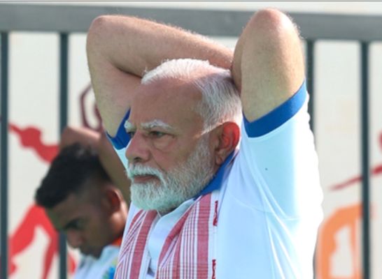 'योगांध्र' के गिनीज रिकॉर्ड बनाने पर पीएम मोदी खुश, आंध्र प्रदेश की जनता को सराहा