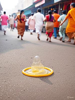 ‘छत्तीसगढ़’ का  संपादकीय :  ...कंडोम में आपत्तिजनक क्या है हिन्दुस्तानी पुलिस?