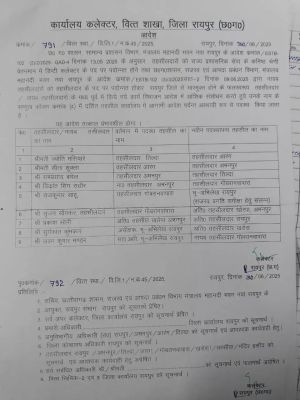 4 तहसीलदार समेत 9 राजस्व कर्मियों के तबादले 