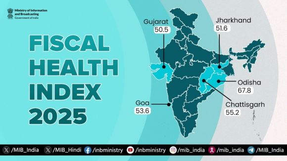 2025 का फिस्कल हेल्थ इंडेक्स: ओडिशा टॉप, छत्तीसगढ़ भी टॉप तीन में