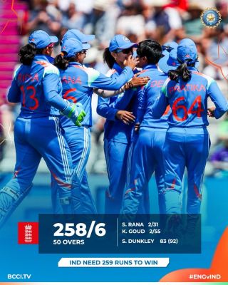डंकले के 83 रन, इंग्लैंड ने बनाए छह विकेट पर 258 रन