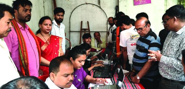 चेंबर और विश्वकर्मा समाज का एचएसआरपी शिविर आयोजित
