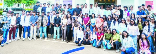 कलिंगा विश्वविद्यालय में नए शैक्षणिक सत्र विद्याथियों का गर्मजोशी से स्वागत