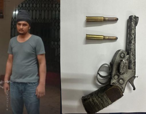 देशी कट्टा दिखाकर 45 सौ रुपए लूटने वाला हरमीत सिंह गिरफ्तार, साथी फरार 