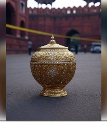 लाल किला परिसर से कीमती कलश चोरी, पुलिस जांच में जुटी 