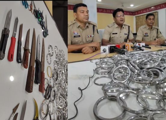 विसर्जन झांकी मार्ग पर पुलिस ने 111 से अधिक बदमाशों को पकड़ा 