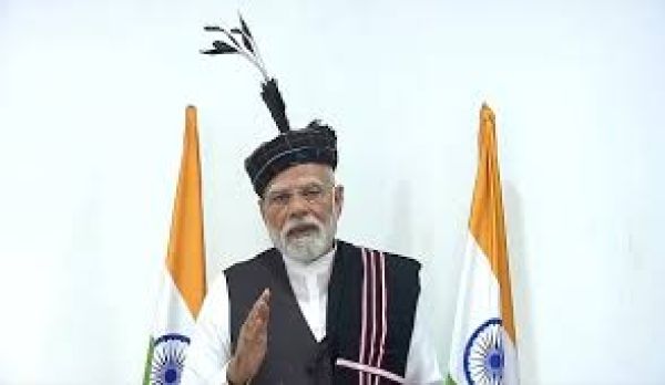 मोदी ने मिजोरम की पहली रेल लाइन का उद्घाटन किया, राज्य की पहली राजधानी एक्सप्रेस को हरी झंडी दिखाई