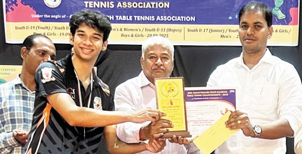 द्वितीय छत्तीसगढ़ राज्य रैंकिंग टेबल टेनिस प्रतियोगिता 2025