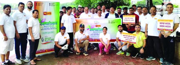 रायपुर मरीन ड्राइव सफाई से पीएनबी की स्वच्छता-शपथ