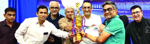 स्व. गुलाब चंद शर्मा स्मृति मास्टर्स रैंकिंग टेबल टेनिस स्पर्धा संपन्न