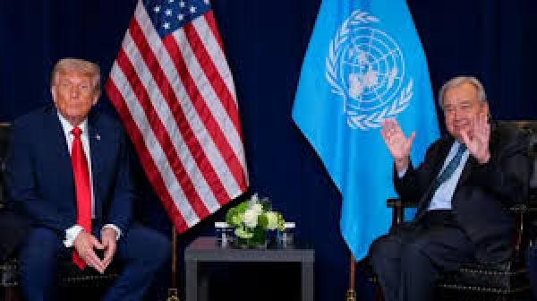 ग़ज़ा पर ट्रंप की घोषणा का यूएन प्रमुख ने किया स्वागत