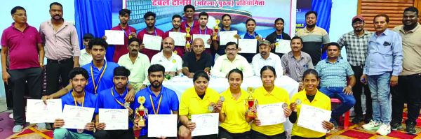 सेक्टर टेबल टेनिस स्पर्धा में सेंट पेलोटी कॉलेज बॉयज एवं शासकीय पीजी महावि गल्र्स विजेता