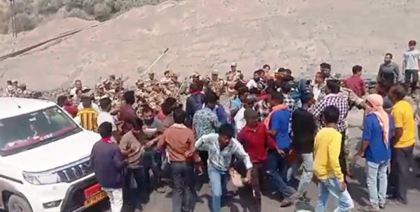 गेवरा कोयला खदान में विस्थापितों पर सीआईएसएफ ने किया लाठीचार्ज,  सात लोग घायल