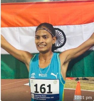 सैफ एथलेटिक्स : छत्तीसगढ़ की बेटी ने लहराया परचम