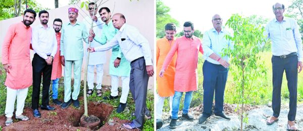 100 से अधिक पौधे लगाकर माहेश्वरी युवा मंडल ने सम्पूर्ण देखभाल की ली जिम्मेदारी