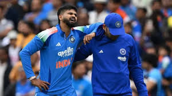 श्रेयस अय्यर की सेहत के बारे में बीसीसीआई ने दिया यह अपडेट