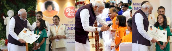 दिल की बिमारी से स्वस्थ बच्चों से पीएम मोदी की चर्चा 