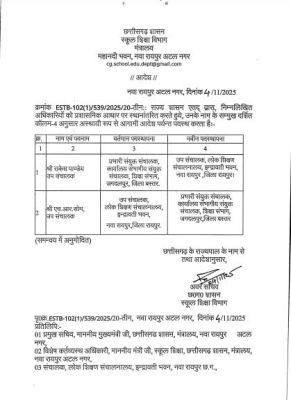 दो स्कूल शिक्षा अफसरों के तबादले