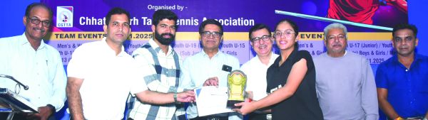 23वीं स्टेग ग्लोबल छत्तीसगढ़ राज्य एवं अंतर जिला टेबल टेनिस प्रतियोगिता में समाया बनी विजेता