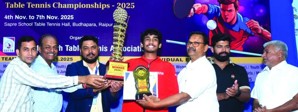 23वीं स्टेग ग्लोबल टेबल टेनिस प्रतियोगिता विशाल, अर्जुन, समाया और हर्षवर्धन विजेता