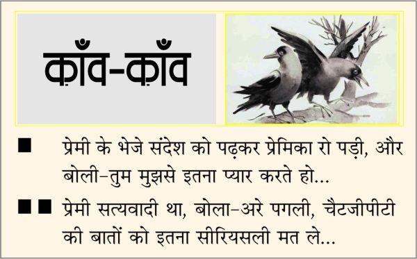 दैनिक 'छत्तीसगढ़' का काँव-काँव, 10 नवंबर 2025