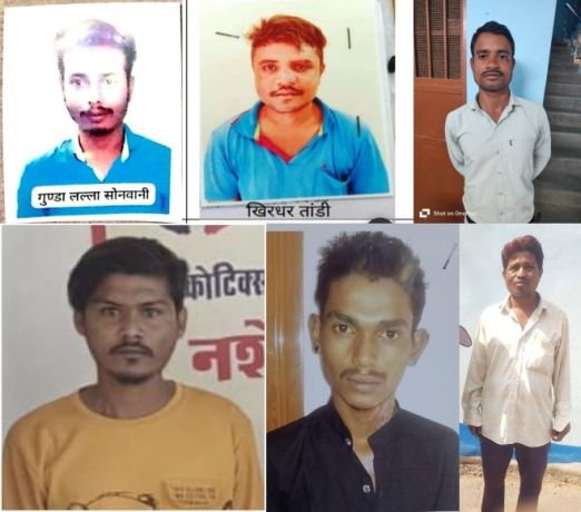 आधा दर्जन अपराधी 3 माह के लिए जिला बदर