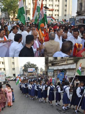 राजधानी में भी निकली यूनिटी मार्च, बृजमोहन ने कहा यही एकता हमारी ताकत 