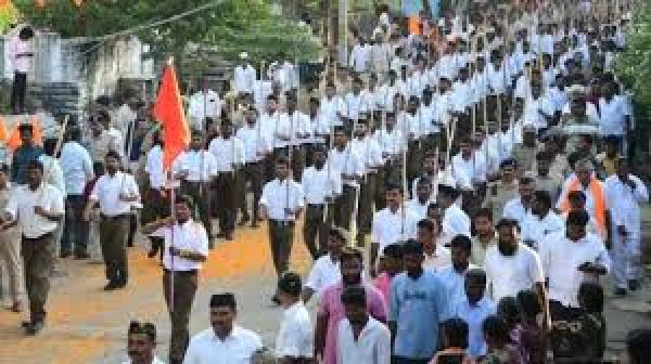 कर्नाटक: विवादों में रहा आरएसएस का रूट मार्च आख़िरकार हुआ पूरा