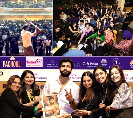 स्टैंड-अप कॉमेडियन हर्ष गुजराल को देखने उमड़े रायपुरवासी