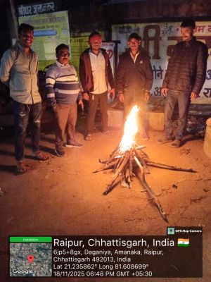 राजधानी में 2 दर्जन से अधिक सार्वजनिक स्थानों पर अलाव की व्यबस्था 