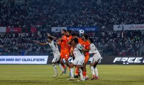 बांग्लादेश ने भारतीय फ़ुटबॉल टीम को 1-0 से दी मात