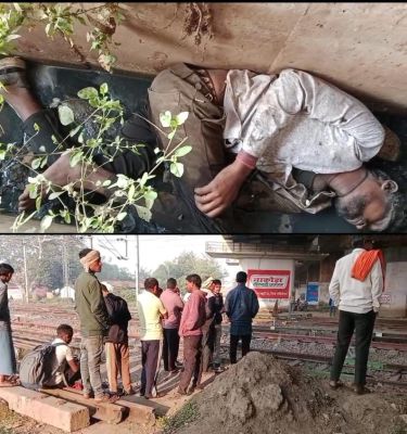तेलघानी नाका रेलवे ब्रिज के नीचे  नाली में एक युवक की लाश मिली