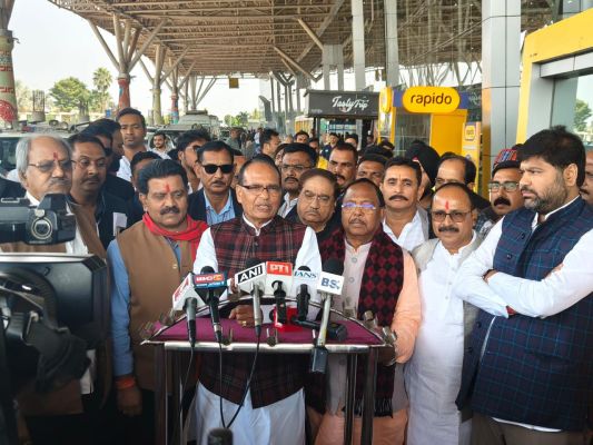 केन्द्रीय कृषि मंत्री का स्वागत