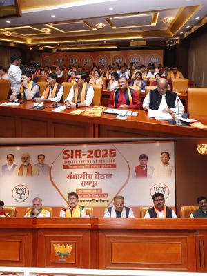 एसआईआर के राष्ट्रीय प्रभारी चुग ने की समीक्षा 