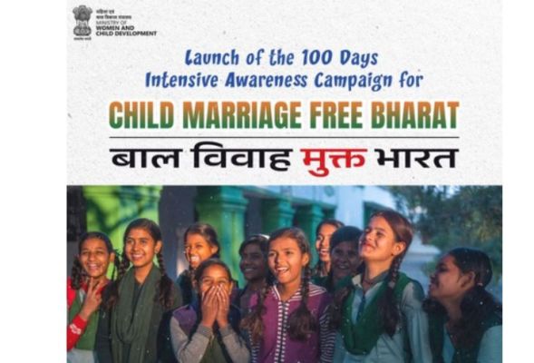 महिला एवं बाल विकास मंत्रालय 100 दिन का बाल विवाह मुक्त भारत अभियान करेगी शुरू 
