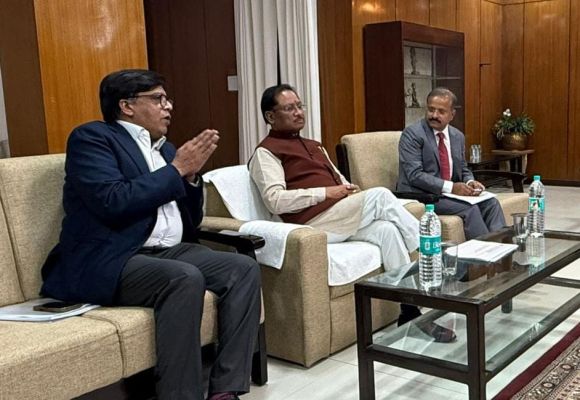 सीएम साय ने मध्यप्रदेश में नई सिंचाई तकनीक 'प्रेशर इरिगेशन नेटवर्क' की प्रस्तुति देखी