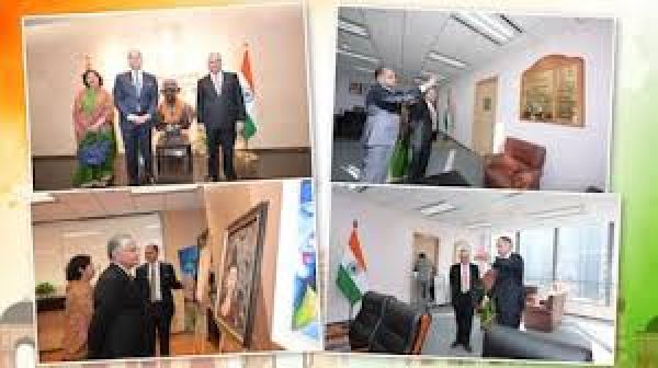 शंघाई में भारतीय वाणिज्य दूतावास भवन का उद्घाटन