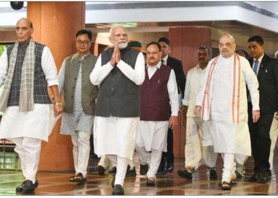 संसद भवन के जीएमसी बालायोगी सभागृह में मंगलवार को होगी एनडीए संसदीय दल की बैठक