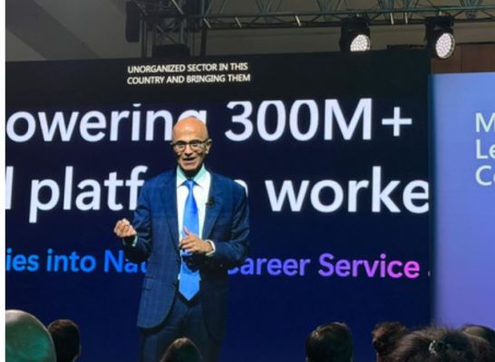 भारत 2030 तक दुनिया का सबसे बड़ा डेवलपर समुदाय बनने की राह पर अग्रसर : सत्य नडेला 