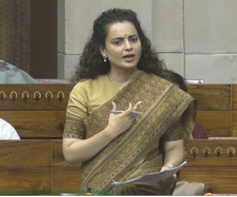 सदन में विपक्ष पर जमकर बरसीं कंगना रनौत, याद दिलाया 'इंदिरा गांधी वर्सेस राज नारायण' केस
