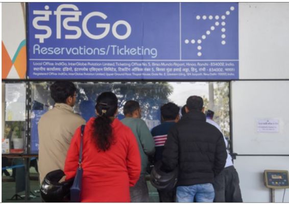 इंडिगो को मिला 58.75 करोड़ रुपए का टैक्स नोटिस