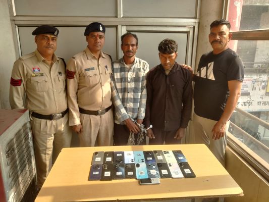 सिलतरा में 18 मोबाइल फोन चुराने वाले आंध्र प्रदेश से गिरफ्तार 