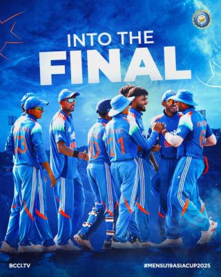 भारत अंडर19 एशिया कप फाइनल में , मुकाबला पाकिस्तान से