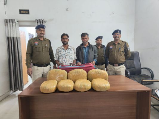 14 किलो गांजे के साथ नागपुर दुर्ग के दो गिरफ्तार 