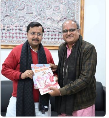 पंकज झा ने की नबीन से मुलाकात