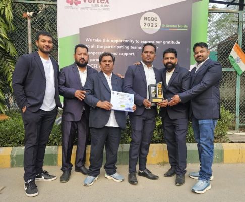 एनएमडीसी किरंदुल एसपी 1 की पिन्नाकल टीम ने नेशनल लेवल क्वालिटी सर्किल में जीता एक्सीलेंट अवार्ड