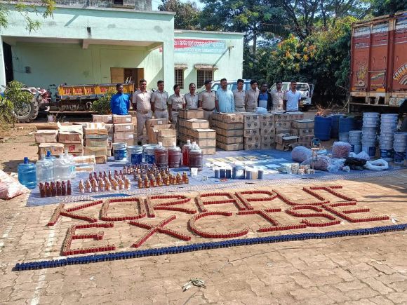 बस्तर सीमा पर बन रही थी नकली शराब, ओडिशा पुलिस ने किया जब्त